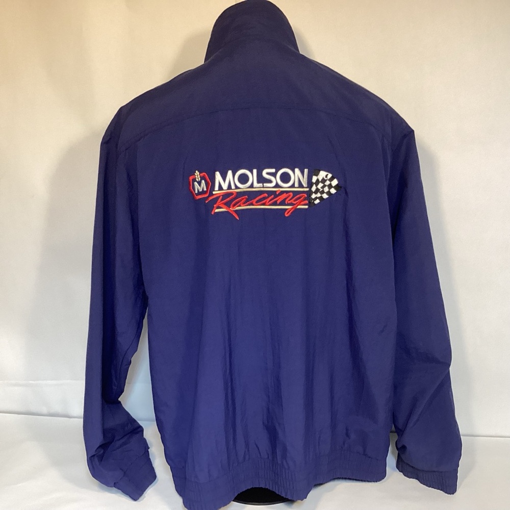 Vintage 90’s Molson Racing men’s windbreaker size XL Gear For Sports Size XL